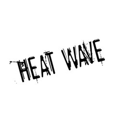 Heat Wave Rubber Stamp