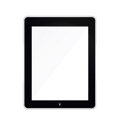 Black Tablet Mockup Isolated On White