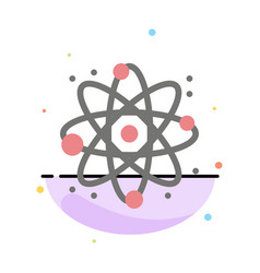 Physics React Science Abstract Flat Color Icon