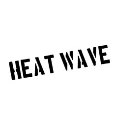 Heat Wave Rubber Stamp