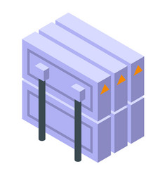 Hydrogen Energy Icon Isometric Pipeline