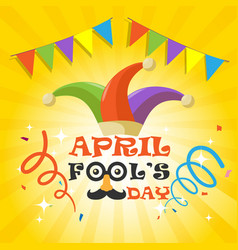 April Fools Day With Funny Glasses Nose Mustache