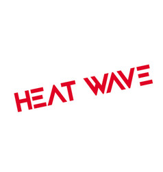 Heat Wave Rubber Stamp