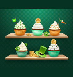 Saint Patricks Day Sweets Composition