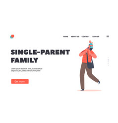 Single Parent Family Landing Page Template