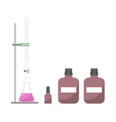 Acid-based Titration Equipment In Chemistry Labora