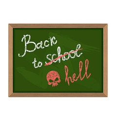 Back To School Crossed Out In Hell The Inscription