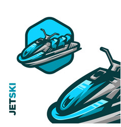 Jet Ski Badge Logo