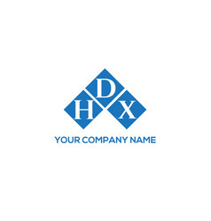 Hdx Letter Logo Design On Black Background