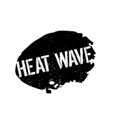 Heat Wave Rubber Stamp