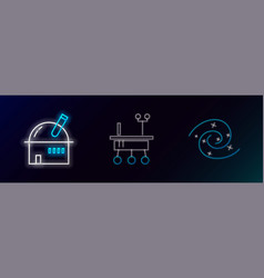 Set Line Black Hole Astronomical Observatory And