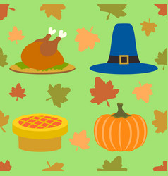 Thanksgiving Day Seamless Background