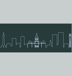 Baltimore Single Line Skyline