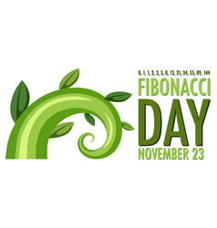 Fibonacci Day Poster Design