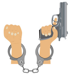 Hands In Handcuffs