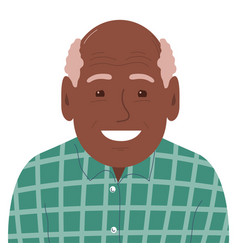 Portrait Of A Cheerful Old Man With Happy Smile