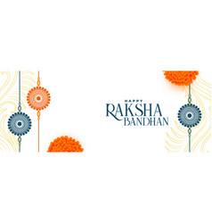 Brother And Sister Raksha Bandhan Flat Style