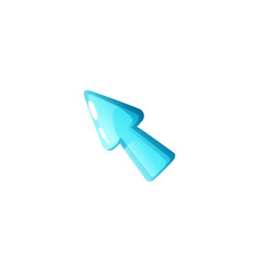 Cartoon Glassy Arrow Cursor Game Element