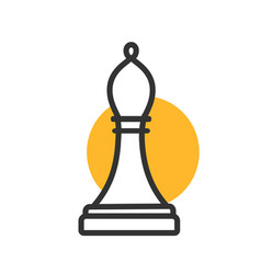 Chess Bishop Color Icon