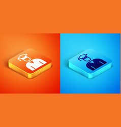 Isometric Graduate And Graduation Cap Icon