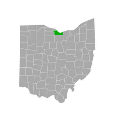 Map Erie In Ohio