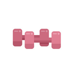 Physical Therapist Dumbbell Icon Flat