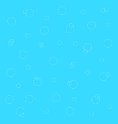 Simple Blue Background With White Bubbles