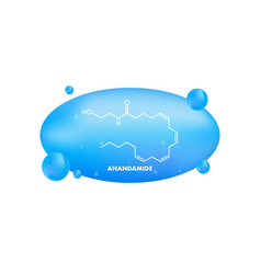 Anandamide Concept Chemical Formula Icon Label