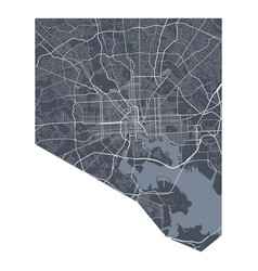 Baltimore Map Detailed Map City