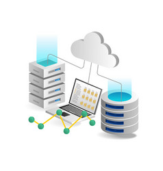 Cloud Computing Concept Server Data