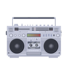 Retro Boombox Cassette Old Portable Single