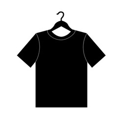 Tshirt On Hanger Icon White Background