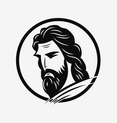 Jesus Christ Face Logo