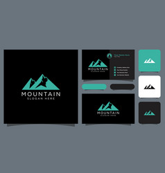 Mountain Logo And Business Card