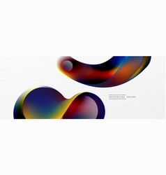 Fluid Abstract Background Liquid Color Gradients