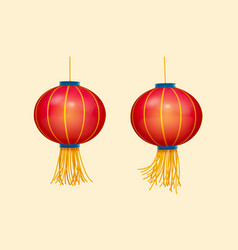 3d Hanging Red Lanterns