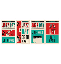 Hand Drawn International Jazz Day Stories