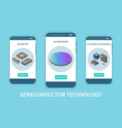 Semiconductor Chips Vertical Banners