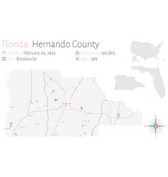 Map Hernando County In Florida