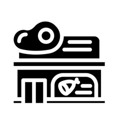 Butcher Shop Glyph Icon