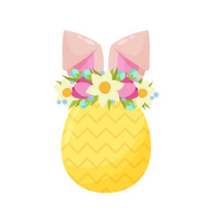 Decorative Easter Egg With Bunny Ears