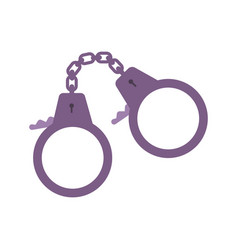 Flat Handcuffs Prison Composition