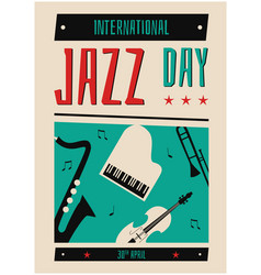 Hand Drawn International Jazz Day Vertical Poster