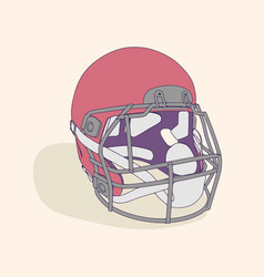 American Football 3d Helmet Template