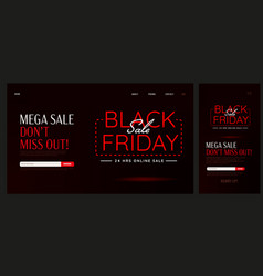 Black Friday One Day Sale Landing Page