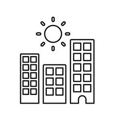 Building City Cityscape Outline Icon Line Art