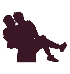 Gay Couple Love Silhouette