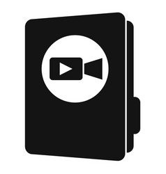 Scenario Movie Folder Icon Simple Routine