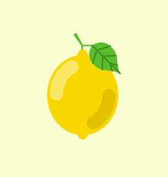 Fresh Lemon Fruit On Summer Season