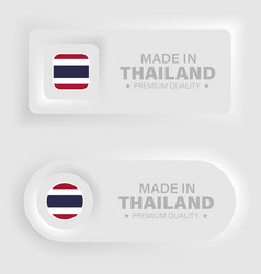 Made In Thailand Neumorphic Graphic And Label